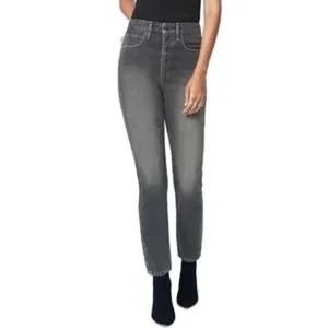 We Wore What by Joes Jeans 28 Womens Grey The Danielle High Rise Straight